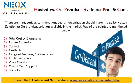 Hosted vs. On-Premises Systems: Pros & Cons